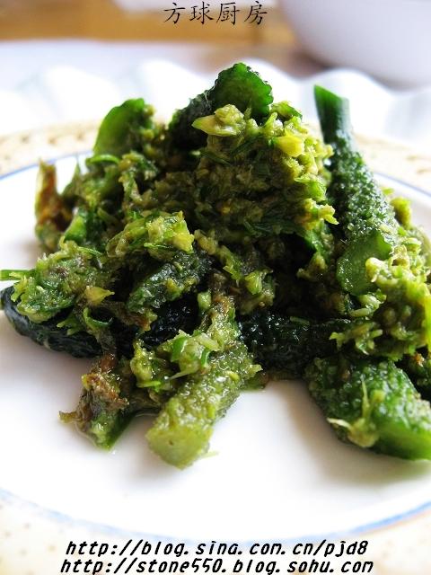 韭菜花小黄瓜的做法(凉菜)